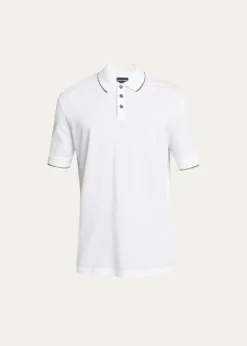 Giorgio ArmaniMen's Tipped Polo Shirt