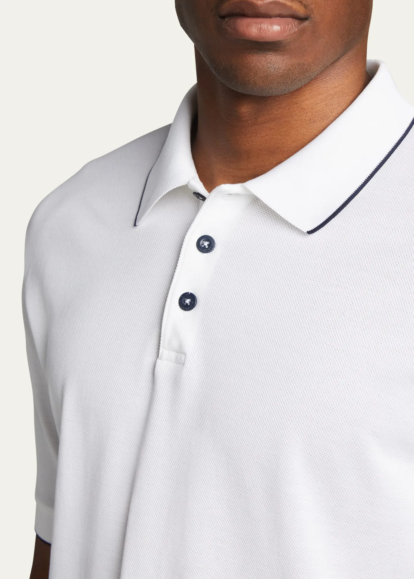 Giorgio ArmaniMen's Tipped Polo Shirt