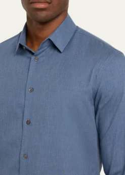Giorgio ArmaniMen's Tonal Chevron Sport Shirt