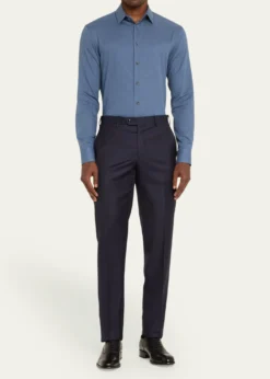 Giorgio ArmaniMen's Tonal Chevron Sport Shirt