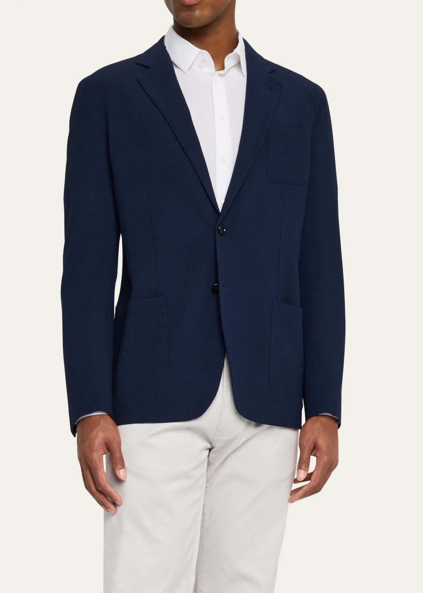 Giorgio ArmaniMen's Upton Seersucker Sport Coat