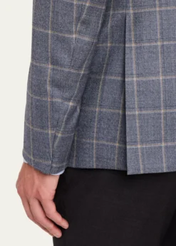 Giorgio ArmaniMen's Windowpane Sport Coat