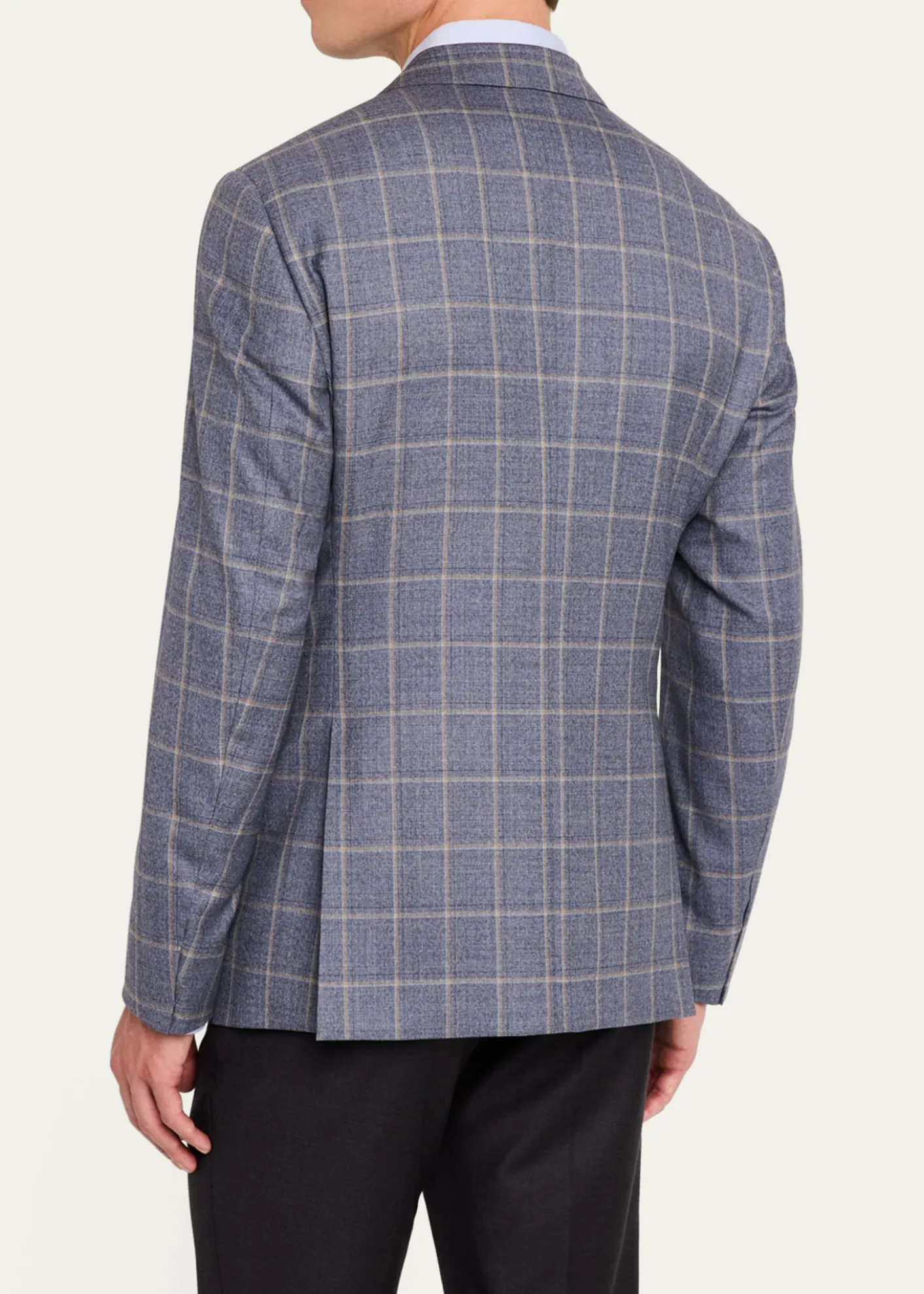 Giorgio ArmaniMen's Windowpane Sport Coat