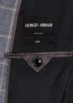 Giorgio ArmaniMen's Windowpane Sport Coat