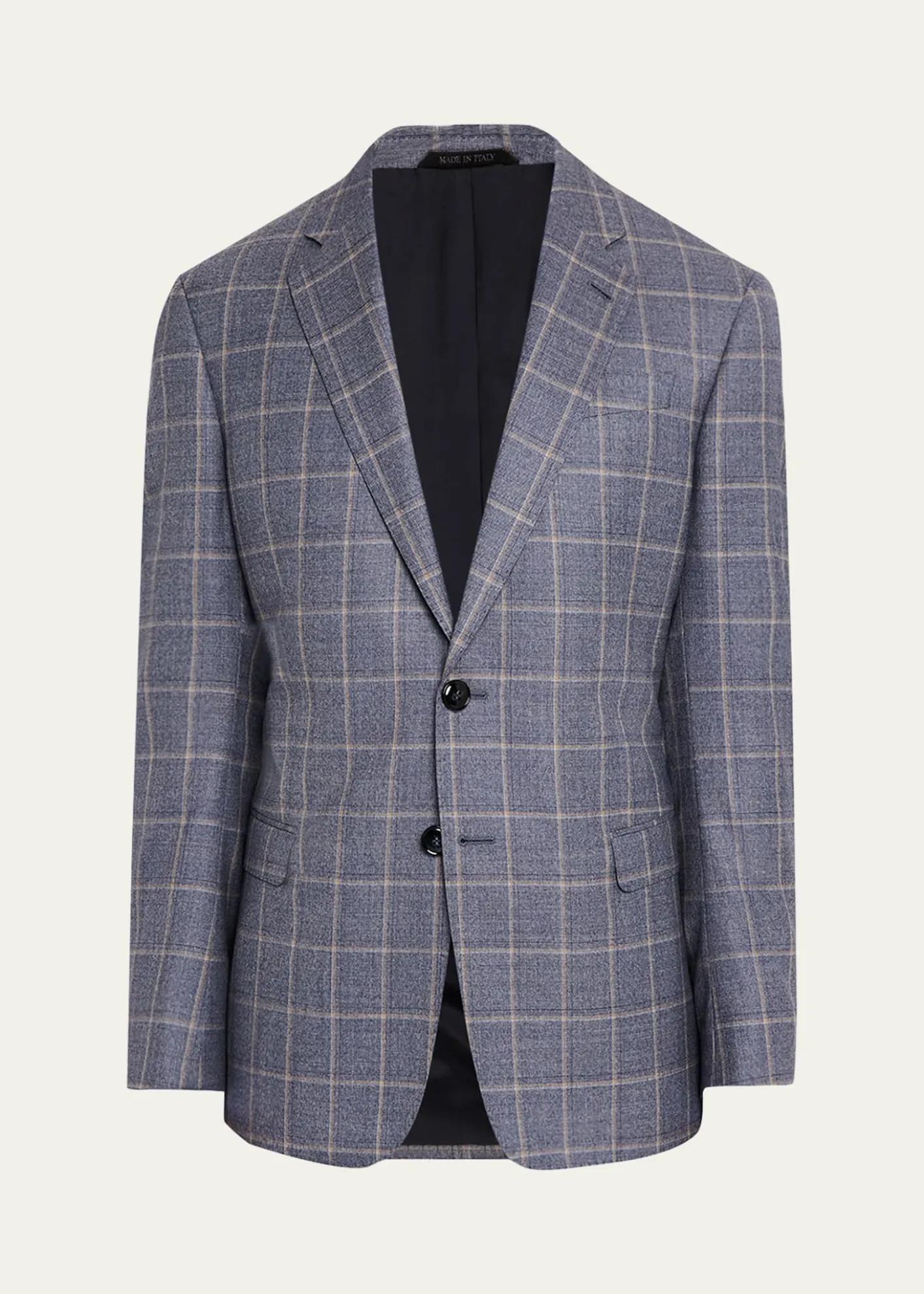 Giorgio ArmaniMen's Windowpane Sport Coat