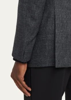Giorgio ArmaniMen's Wool Blend Melange Two-Button Sport Coat