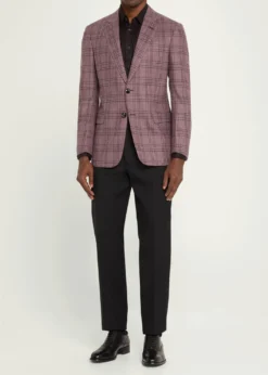 Giorgio ArmaniMen's Wool-Cashmere Plaid Sport Coat