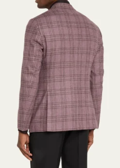 Giorgio ArmaniMen's Wool-Cashmere Plaid Sport Coat