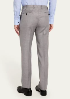 Giorgio ArmaniMen's Wool Flat-Front Trousers