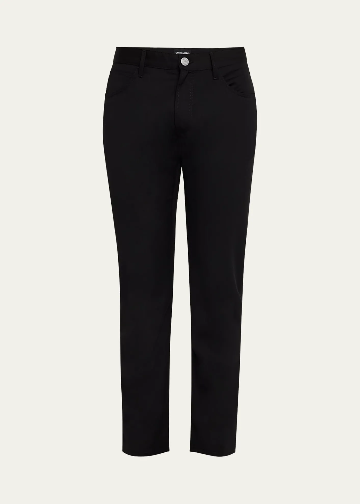 Giorgio ArmaniMen's Wool Twill 5-Pocket Pants