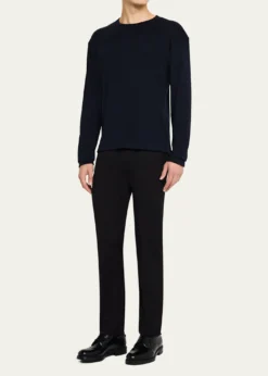 Giorgio ArmaniMen's Wool Twill 5-Pocket Pants