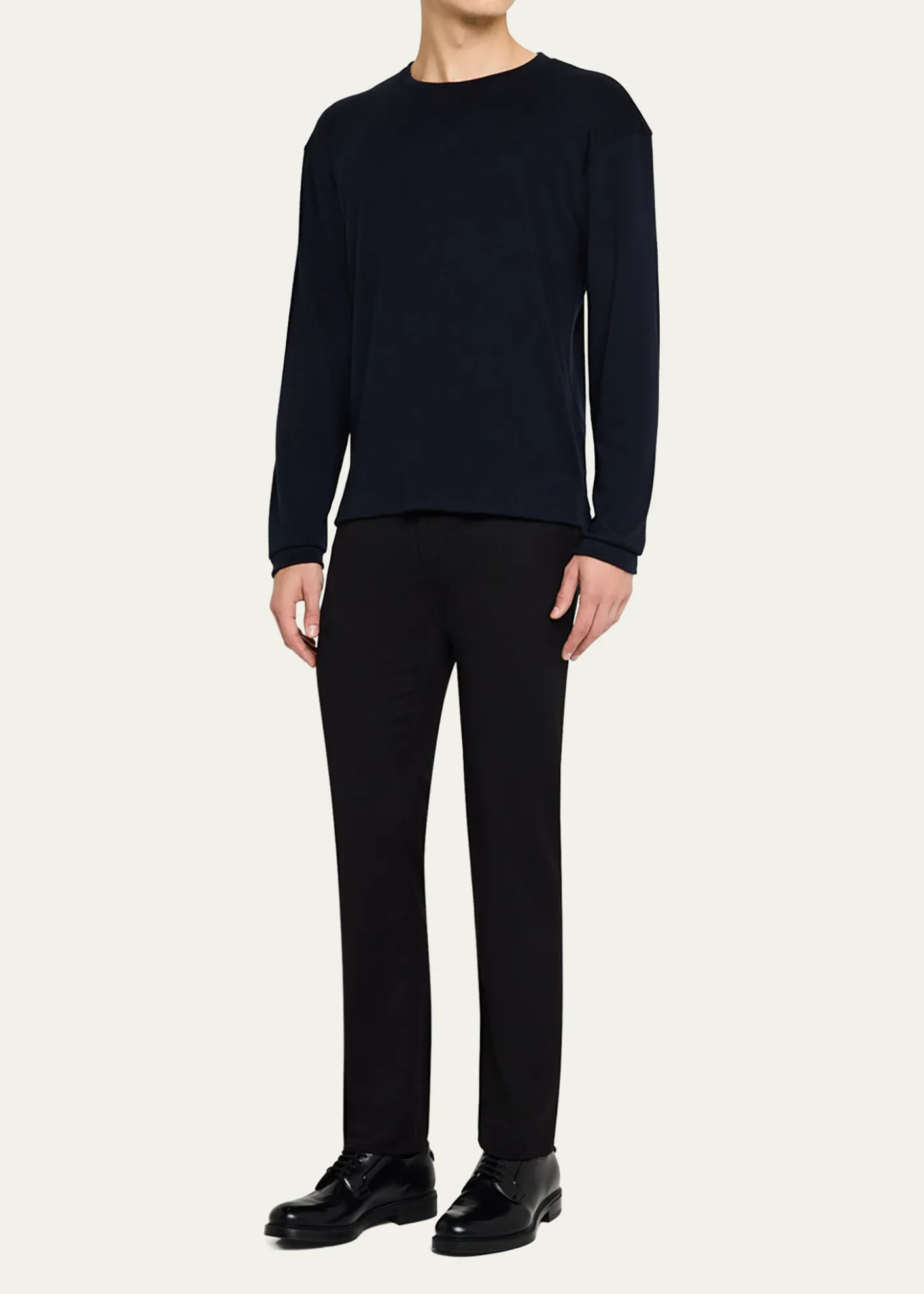 Giorgio ArmaniMen's Wool Twill 5-Pocket Pants