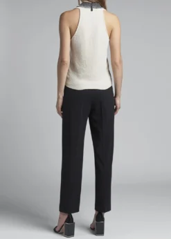 Giorgio ArmaniMetallic-Front Boucle Knit Tank Top