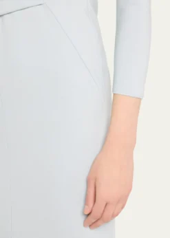 Giorgio ArmaniMilano Jersey Dress with Gathered Waist