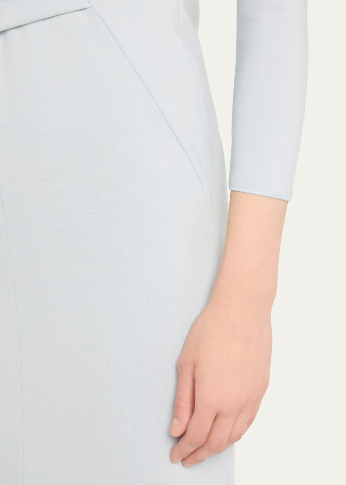 Giorgio ArmaniMilano Jersey Dress with Gathered Waist