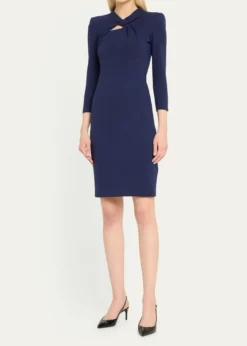 Giorgio ArmaniMilano Twist-Front Jersey Dress