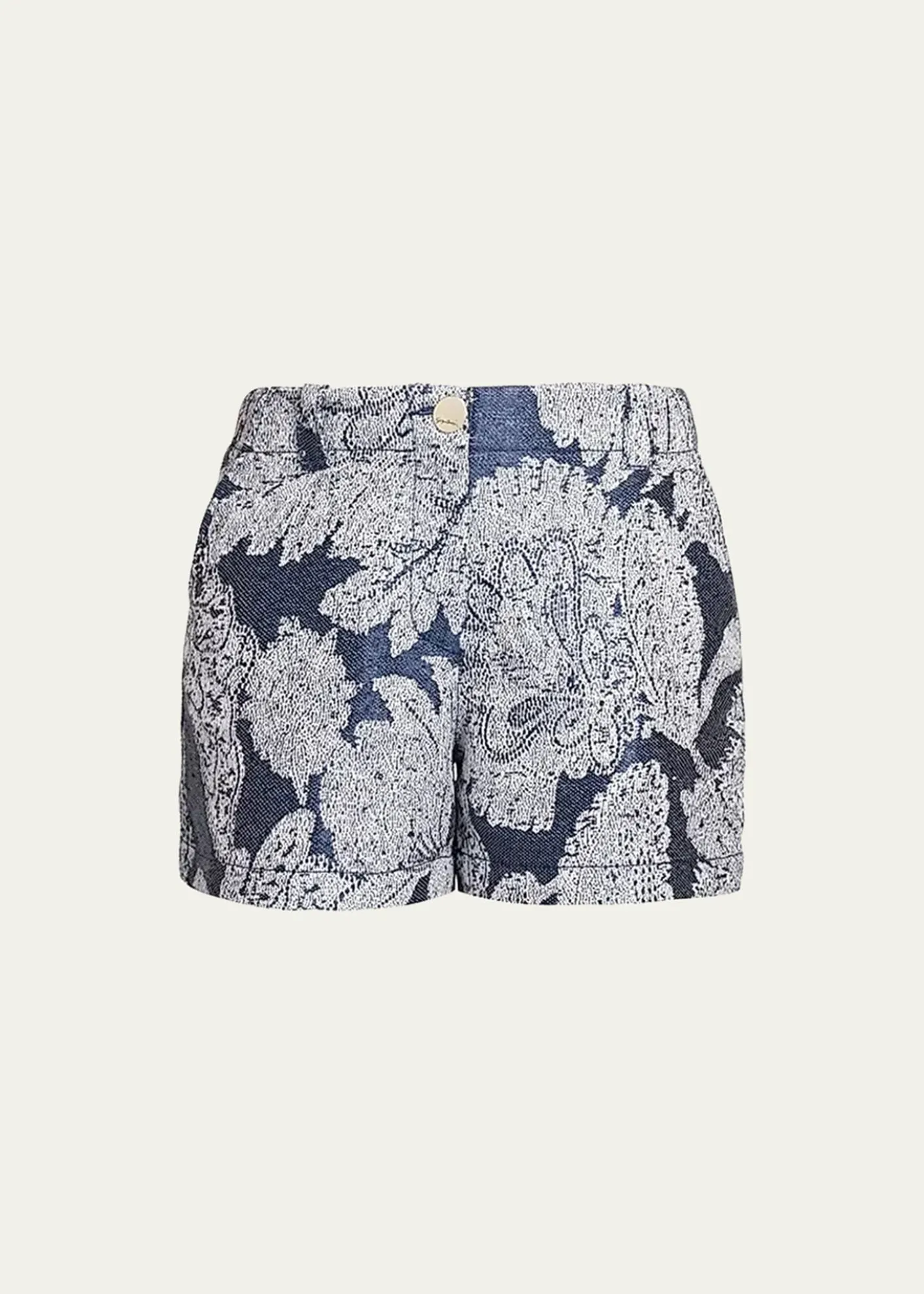 Giorgio ArmaniPaisley High-Rise Shorts