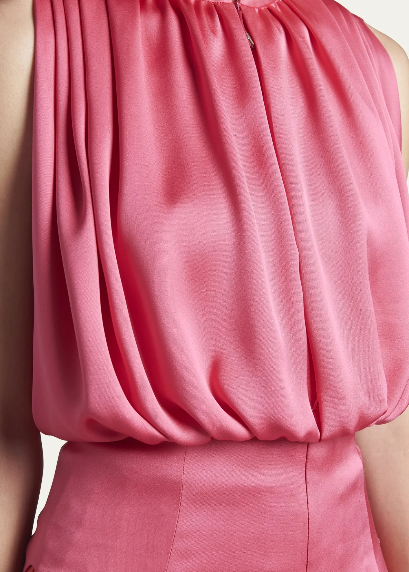 Giorgio ArmaniPleated Silk Balloon Tank