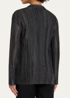 Giorgio ArmaniPlisse Jersey Jacket