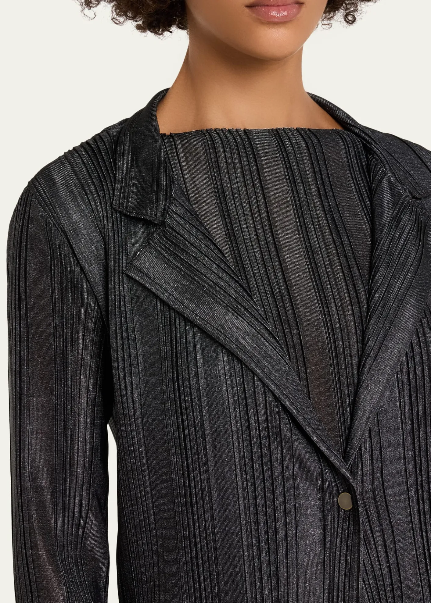 Giorgio ArmaniPlisse Jersey Jacket