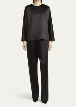 Giorgio ArmaniPull-On Silk Trousers