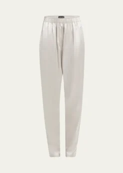 Giorgio ArmaniPull-On Silk Trousers