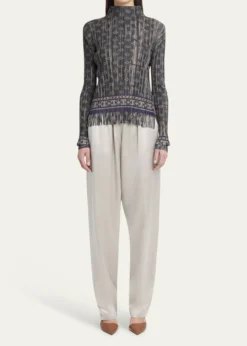 Giorgio ArmaniPull-On Silk Trousers