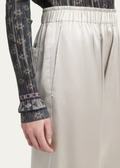 Giorgio ArmaniPull-On Silk Trousers