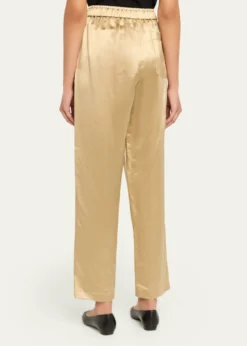 Giorgio ArmaniRelaxed-Leg Silk Pull-On Trousers