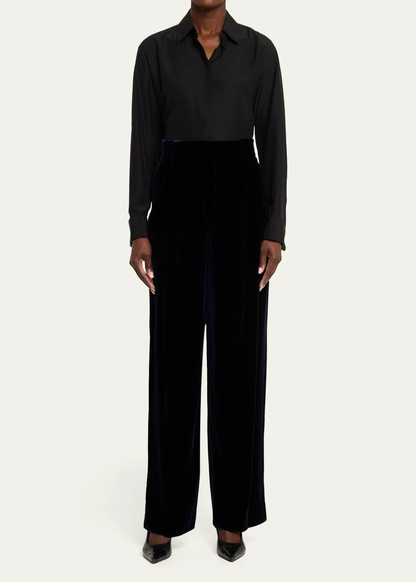 Giorgio ArmaniRelaxed Velvet Trousers