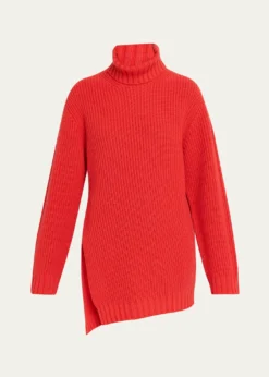 Giorgio ArmaniRibbed Cashmere Turtleneck Sweater