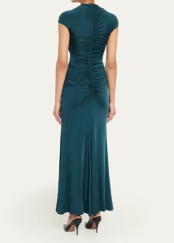 Giorgio ArmaniRuched Jersey Maxi Dress
