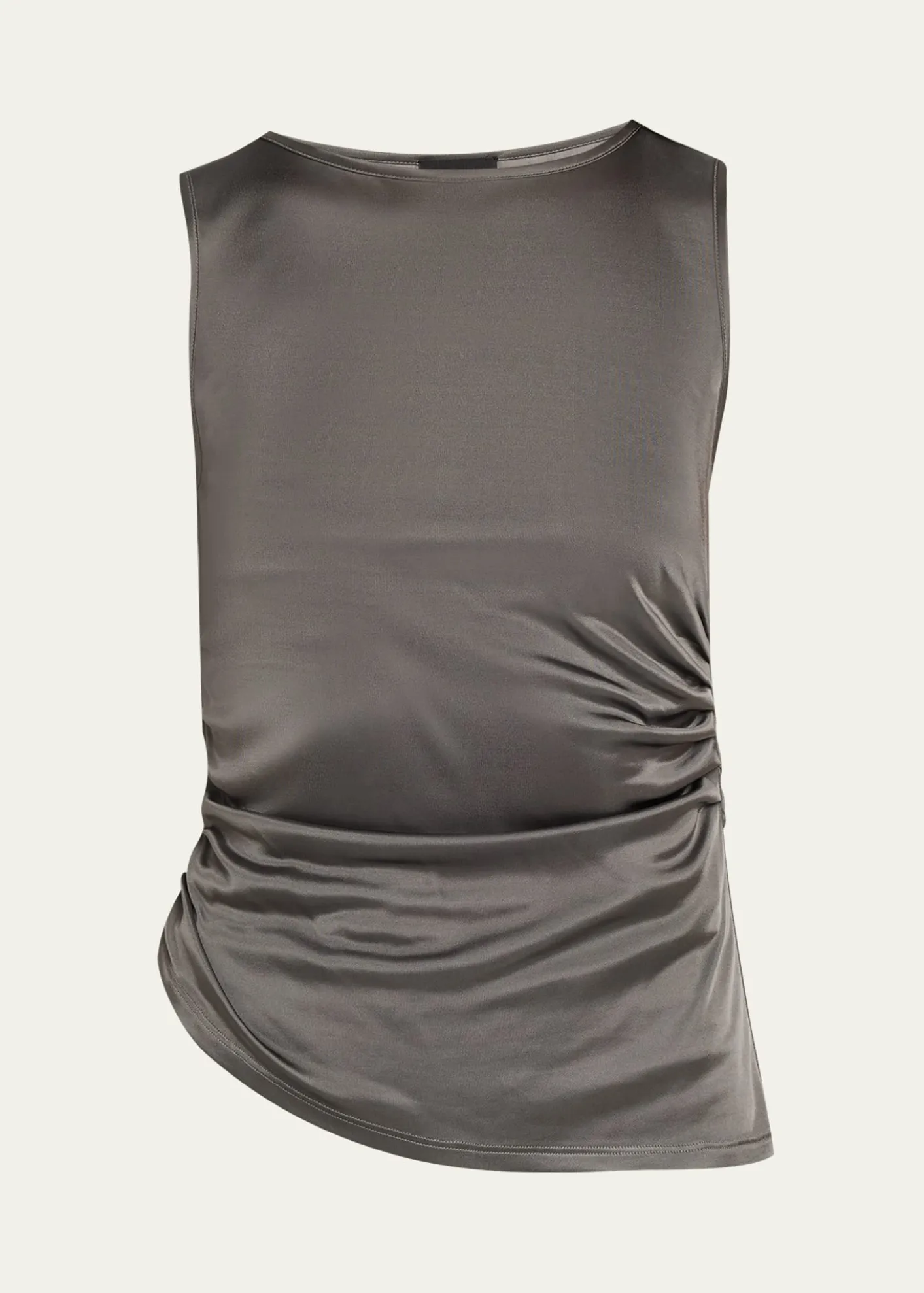Giorgio ArmaniRuched Jersey Sleeveless Top