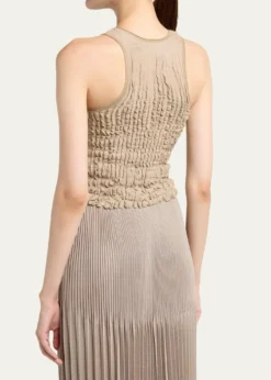 Giorgio ArmaniRuffle Knit Tank Top