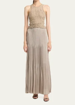 Giorgio ArmaniRuffle Knit Tank Top