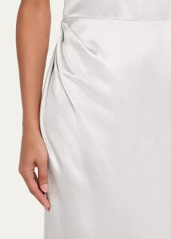 Giorgio ArmaniSatin Midi Dress
