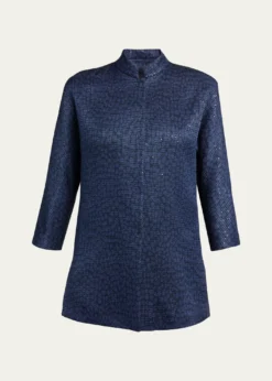Giorgio ArmaniSequined Single-Breasted Blazer