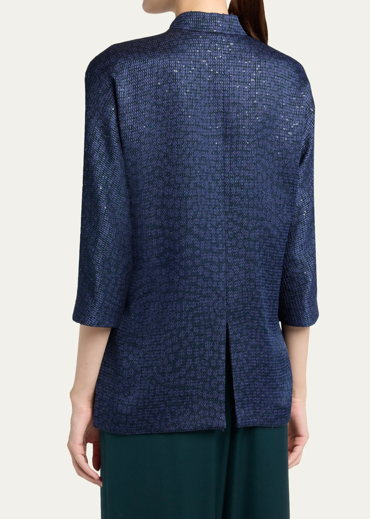 Giorgio ArmaniSequined Single-Breasted Blazer