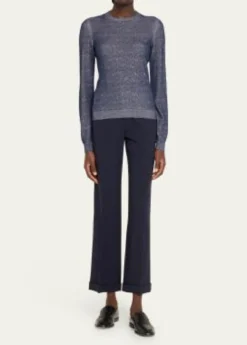 Giorgio ArmaniShiny Viscose Knit Top