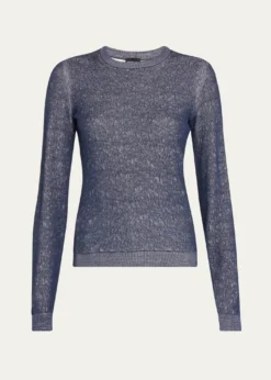 Giorgio ArmaniShiny Viscose Knit Top