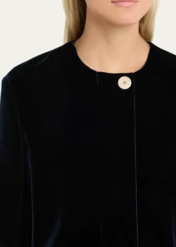 Giorgio ArmaniShort Velvet Jacket