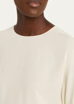 Giorgio ArmaniSilk Hidden-Zip T-Shirt