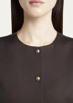 Giorgio ArmaniSingle-Breasted Wool Vest