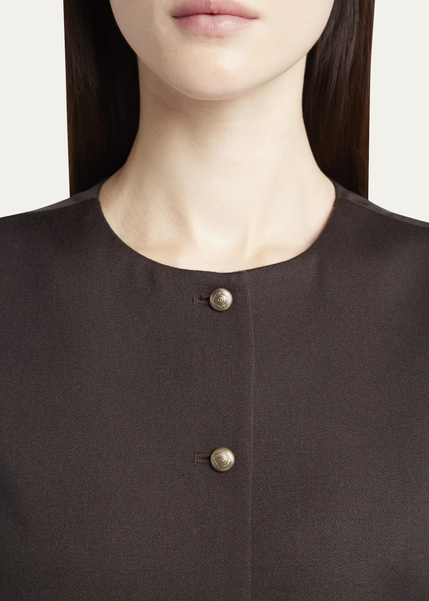 Giorgio ArmaniSingle-Breasted Wool Vest