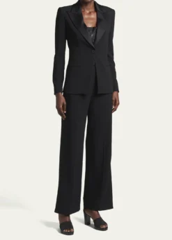 Giorgio ArmaniSingle-Breasted Tuxedo Jacket
