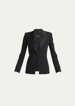 Giorgio ArmaniSingle-Breasted Tuxedo Jacket