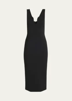 Giorgio ArmaniStretch Jersey Body-Con Midi Dress