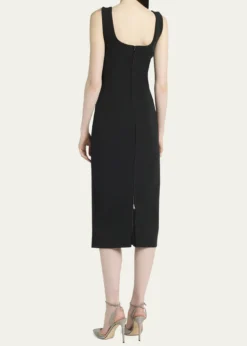 Giorgio ArmaniStretch Jersey Body-Con Midi Dress