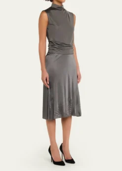 Giorgio ArmaniStretch Viscose Double-Jersey Dress