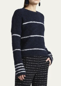 Giorgio ArmaniStriped Cashmere Pullover